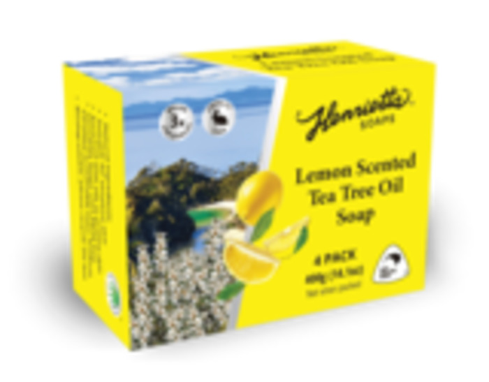 Henrietta Lemon Scented Tea Tree Oil soap (4 pack)