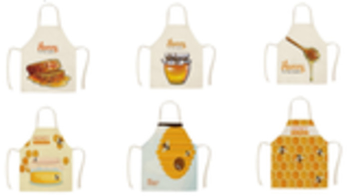 Products: Honey themed apron (6 designs)