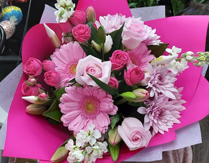 EB34 PINK BOUQUET - Flavells Floral Boutique
