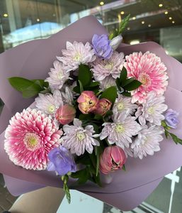 EM07 PINK BOUQUET - Flavells Floral Boutique