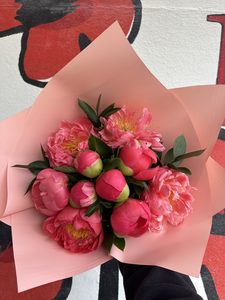 EB09 PEONY BOUQUET LARGE - Flavells Floral Boutique