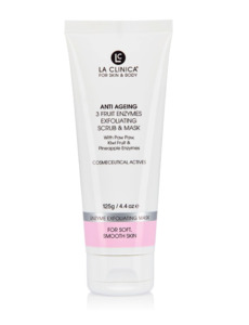 Products: Anti Ageing 3 Fruit Enzymes Exfoliating Scrub & Mask – 125g - Flawless - Face & Beauty