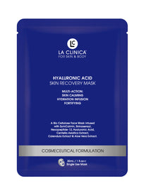 Products: Hyaluronic Acid Skin Recovery Bio Cellulose Facial Sheet Mask Single Use - Flawless - Face & Beauty