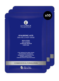 Hyaluronic Acid Skin Recovery Facial Sheet Mask 10 PACK 10 PACK - Flawless - Fac&hellip;