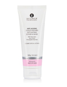 Anti Ageing 3 Fruit Enzymes Exfoliating Scrub & Mask – 125g - Flawless - F&hellip;