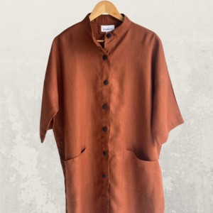 Jilly Duster Coat in Bark