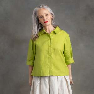 Tops: Pandora Shirt in Avocado