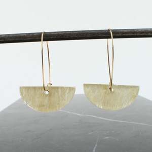 Koloa Jewellery Seini Earrings ( Cream Tapa): SALE