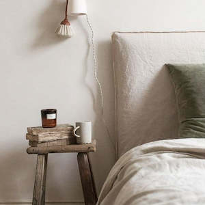 Linen: Headboard Slipcover