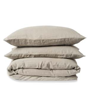 Duvet Cover Set in Natural Flax
