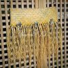 Products: Wall Hanging – Natural & Paua – Flaxworx NZ