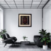 SOLD-Wall Art – Tukutuku – Framed – Flaxworx NZ