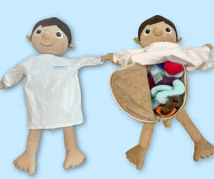 Lofric Hydrophilic Catheters: Bruno - Therapy doll