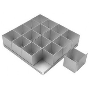 Bakeware Silverwood: Square multi mini set – 16pce 2in/5cm