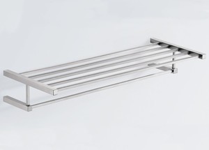Products: Nero Towel Shelf With Bottom Rail (n350)