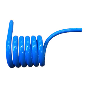 Coiled Blue Hose 1m