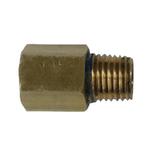 1/4" BSPT M - 1/4" BSP F Brass