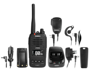 Uniden XTRAK 50 5 Watt Waterproof Smart UHF Handheld Radio (Black) - up to 17km of range