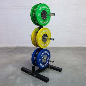 Weights Equipment: Armortech V2 Bar and Bumper Storage Rack