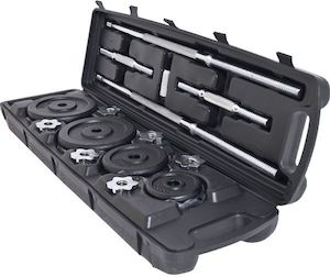 Dumbbells Equipment: Armortech 50KG Barbell & Dumbbell Set