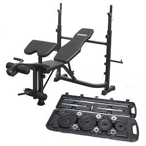 Bench Press Packages: MID Bench Press & 50kg Weight Set Package