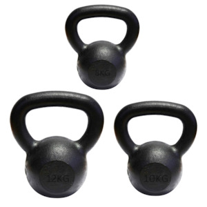 Kettlebell Packages: Cast Iron Kettlebell Starter Bundle (8, 10, 12)