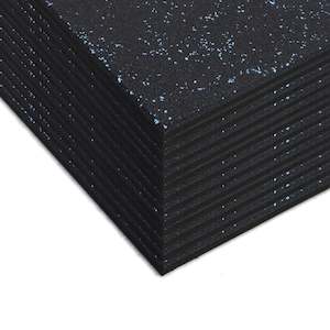 50 Pack (15mm) Rubber Gym Flooring Mats