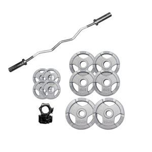Weight Barbell Packages: 60kg Hammertone Plate & Ez Bar Package
