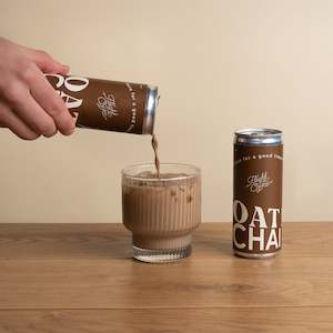 Cold Brew Coffee Coffee In Cans: Oat Milk Chai Latte
