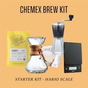 Brew Kits: Chemex Brew Kit w/ Hario Scales
