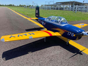 Airplanes: Turbo Mentor 26cc 1.9m ARF Kit, "NAVY", Includes Retracts