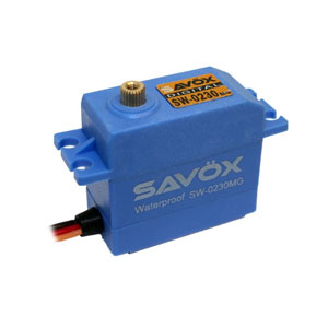Electronics: 8kg @ 7.4V STD Size Waterproof Servo, Savox SW-0230MG PLUS