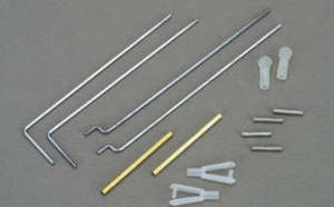 Du Bro: Strip Aileron Linkage Hook Up, For 1/2A Airplanes, Du-bro