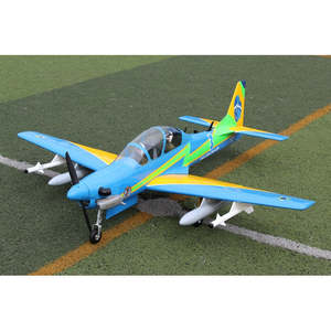 Clearance Items: Super Tucano T-27 20cc 1.65m "Brazil Air Force" ARF Kit, Includes Electric Retracts, Seagull Models