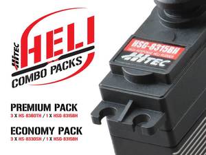 Clearance Items: Heli Combo Pack - Premium Pack, Hitec