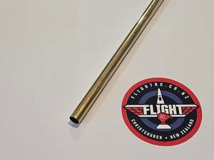 9.53x8.60mm (3/8), Brass Tube, K&S Metals