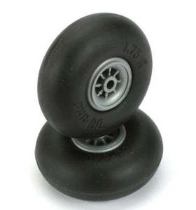 Frontpage: 3-1/2" Dia. Low Bounce Wheels, Du-Bro