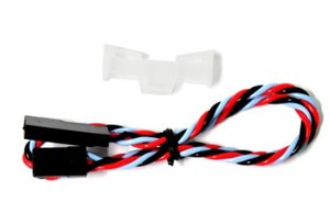 150mm, 3-Lead Heavy Duty Twisted Servo Extension Lead, Dual Sky