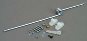 Frontpage: 5/32"Heavy Duty Wire Steerable Nose Gear Assembly (Straight), Du-Bro