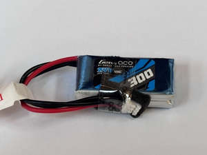 Electronics: 300mAh 2S 7.4V 45C LiPo Battery, UMX PH Plug, Gens Ace