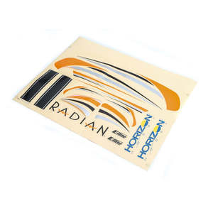 Glider Parts: Decal Sheet: 2m Radian, E-flite