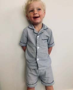 Unisex Children’s PJs - Dark stripe