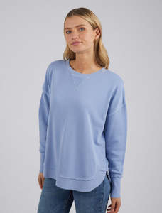 Jackets & Jumpers: Foxwood - Delilah Crew - Light Blue