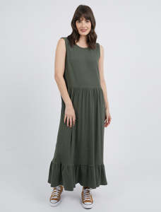 Foxwood - Kara Rib Dress - Khaki