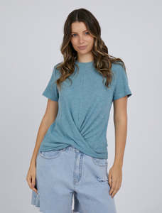 Tops and Shirts: Foxwood - Journey Tee - Sky