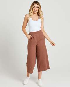 Bottoms & Jeans: Sass - Selma Pant - Chocolate