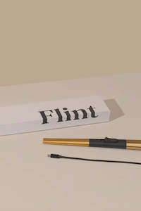 HW Fragrance - Candle, Diffuser, Room Spray, Oil: Flint Brass USB Rechargeable 25cm Lighter