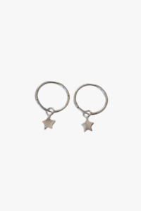 Twinkle Star Sleeper Earrings Silver