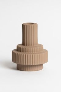 Ned Collections: Burj Pastel Brown Candle Holder