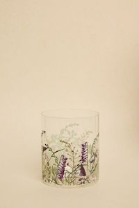 Nel Lusso: Wildflower Old Fashioned Print Glass Each